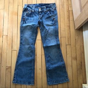 True Religion Wide Leg Jeans